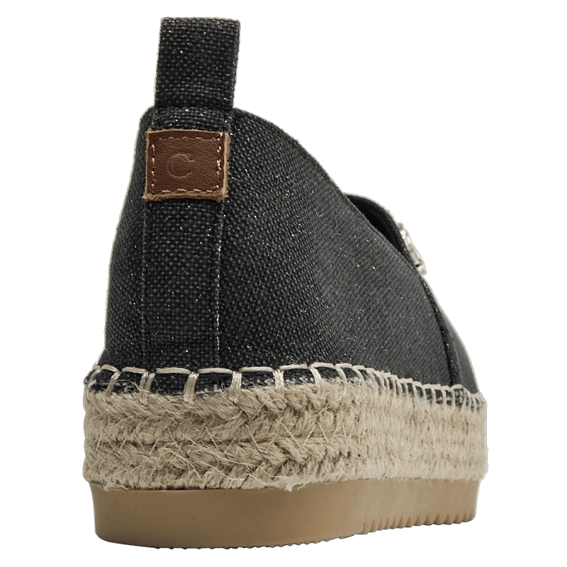 ALPARGATA CASUAL MUJER BRUNO ROSSI - BRM0078 | NEGRO - 3