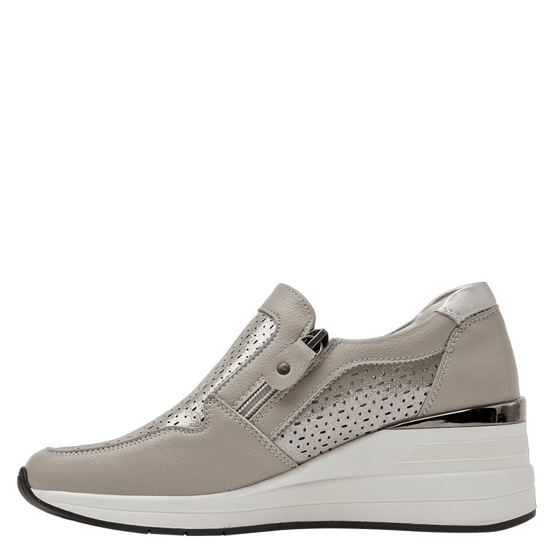 ZAPATILLA CASUAL MUJER BRUNO ROSSI - B645 | GRIS - 4