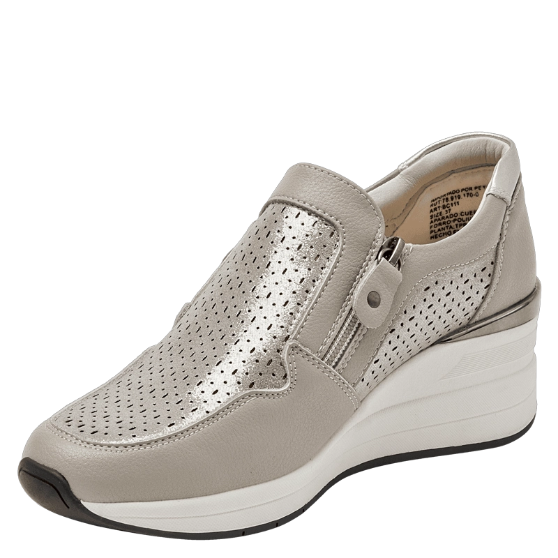 ZAPATILLA CASUAL MUJER BRUNO ROSSI - B645 | GRIS - 5