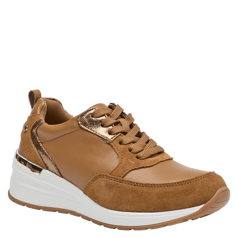 ZAPATILLA CASUAL MUJER BRUNO ROSSI - L695 | MARRON CLARO - 1
