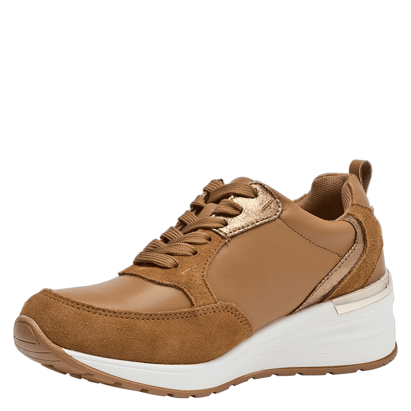 ZAPATILLA CASUAL MUJER BRUNO ROSSI - L695 | MARRON CLARO - 3
