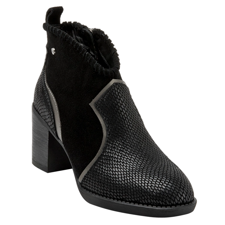 BOTIN CASUAL MUJER BRUNO ROSSI - J648 | NEGRO - 1