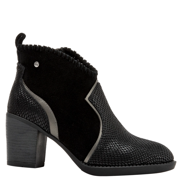 BOTIN CASUAL MUJER BRUNO ROSSI - J648 | NEGRO - 2