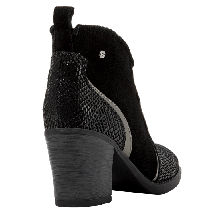 BOTIN CASUAL MUJER BRUNO ROSSI - J648 | NEGRO - 3