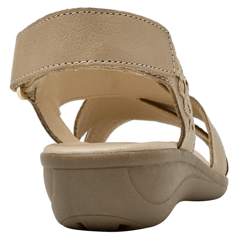 SANDALIA CASUAL MUJER BRUNO ROSSI - I750 | BEIGE - 3
