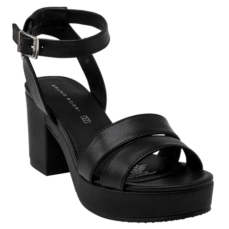 SANDALIA CASUAL MUJER BRUNO ROSSI - I798 | NEGRO - 2