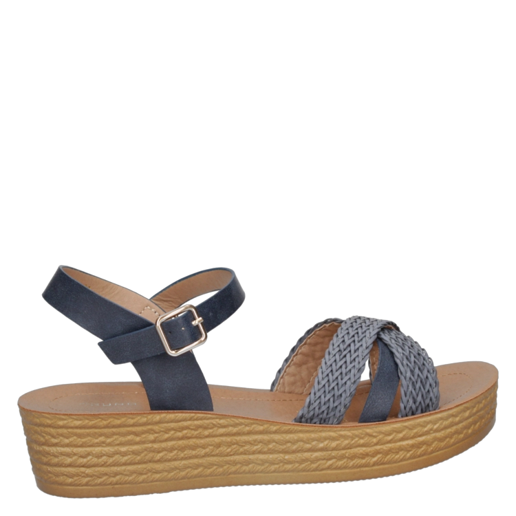SANDALIA CASUAL MUJER BRUNO ROSSI - G644 | AZUL OSCURO - 1