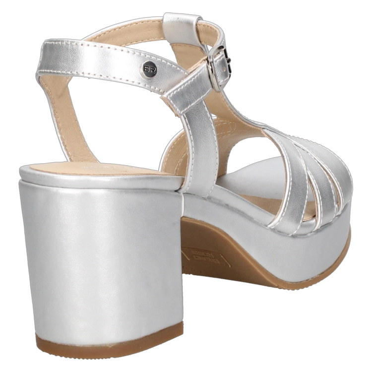 SANDALIA CASUAL MUJER BRUNO ROSSI - I799 | PLATEADO - 3