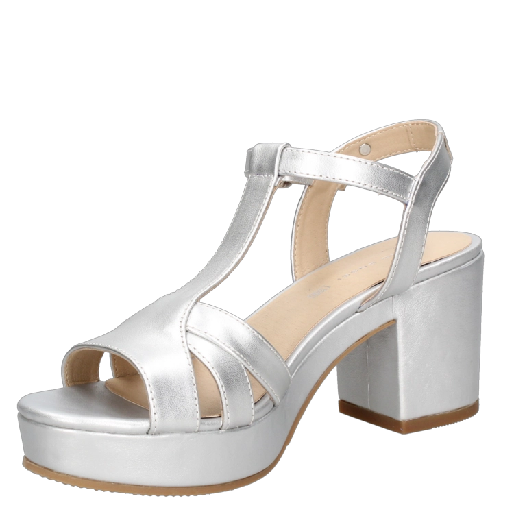 SANDALIA CASUAL MUJER BRUNO ROSSI - I799 | PLATEADO - 5