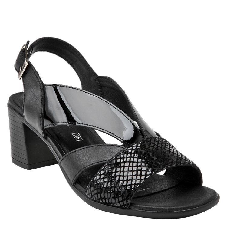 SANDALIA CASUAL MUJER BRUNO ROSSI - I797 | NEGRO - 1