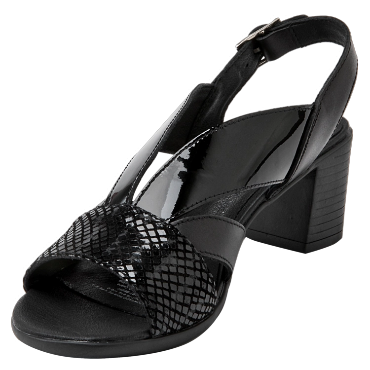 SANDALIA CASUAL MUJER BRUNO ROSSI - I797 | NEGRO - 5