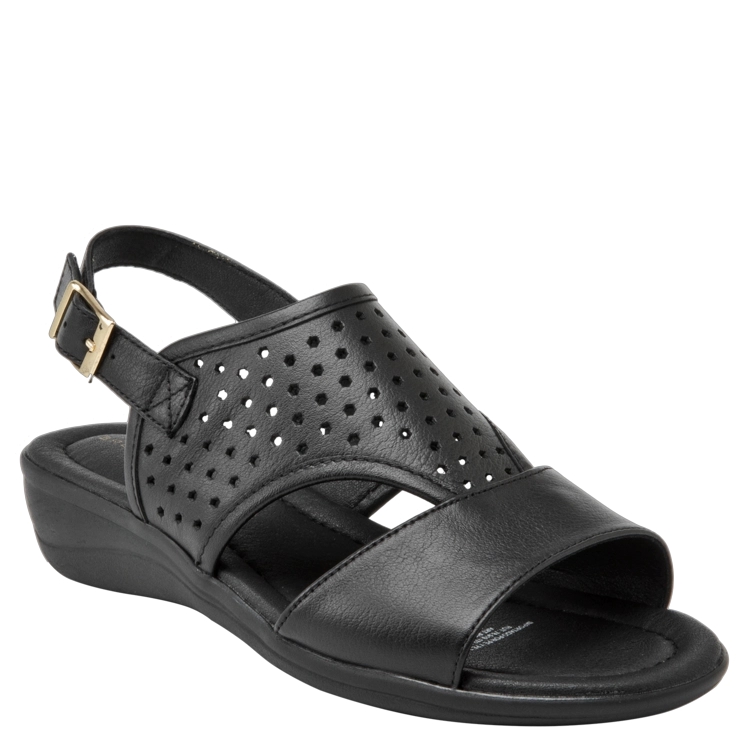 SANDALIA CASUAL MUJER BRUNO ROSSI - I752 | NEGRO - 1