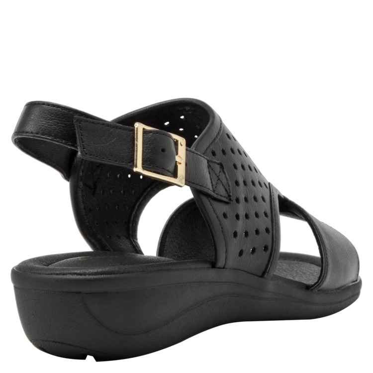 SANDALIA CASUAL MUJER BRUNO ROSSI - I752 | NEGRO - 2