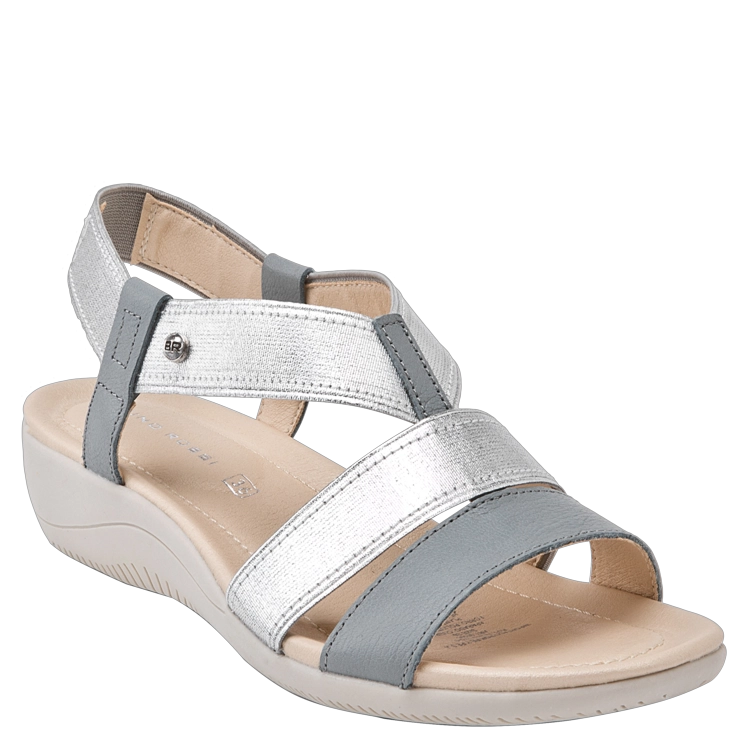 SANDALIA CASUAL MUJER BRUNO ROSSI - I765 | GRIS - 1