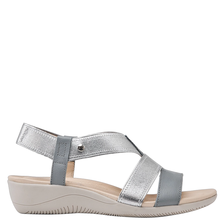 SANDALIA CASUAL MUJER BRUNO ROSSI - I765 | GRIS - 2