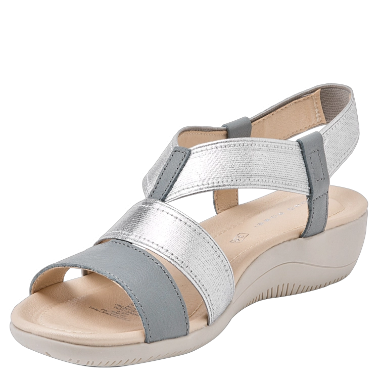 SANDALIA CASUAL MUJER BRUNO ROSSI - I765 | GRIS - 5