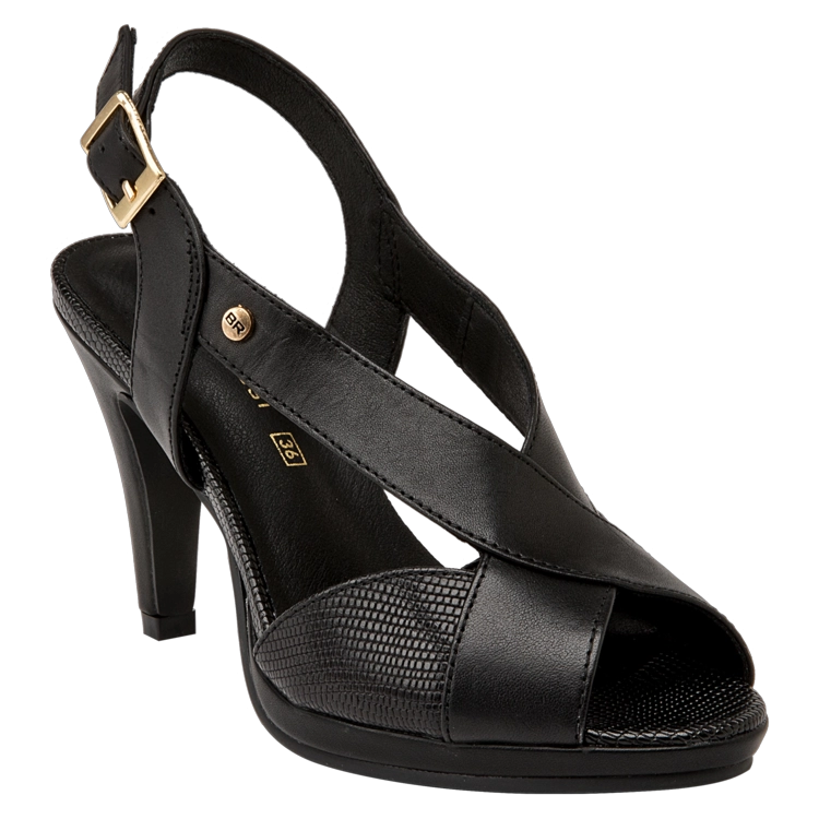 SANDALIA CASUAL MUJER BRUNO ROSSI - I809 | NEGRO - 1