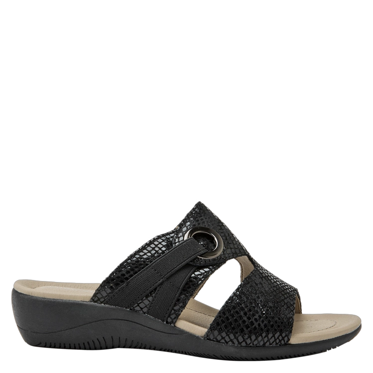 SANDALIA CASUAL MUJER BRUNO ROSSI - G612 | GRIS OSCURO - 1