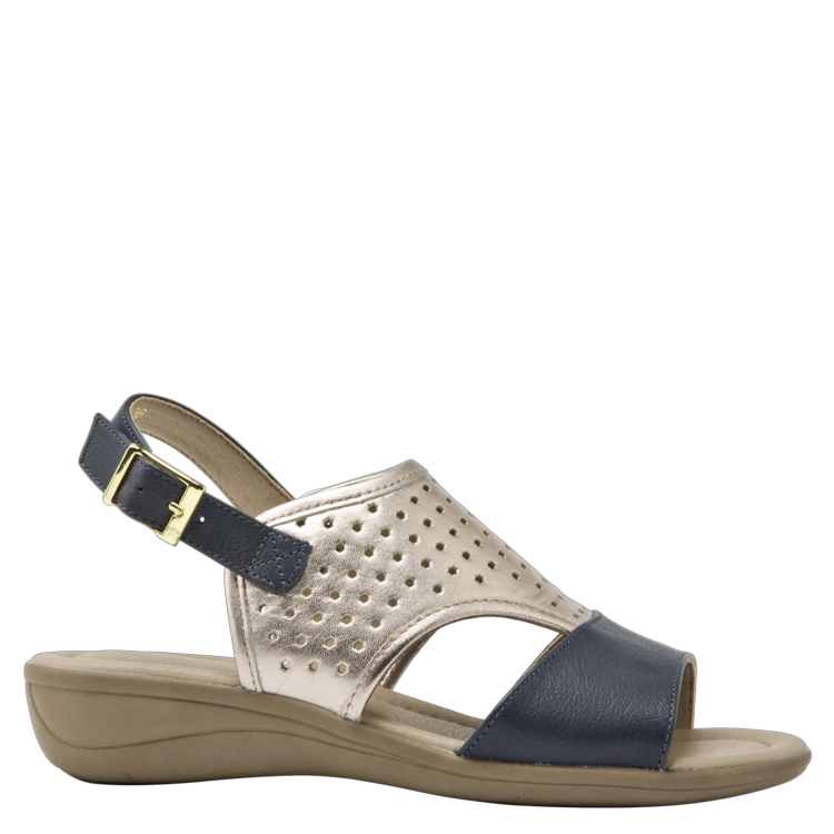 SANDALIA CASUAL MUJER BRUNO ROSSI - I752 | AZUL - 2
