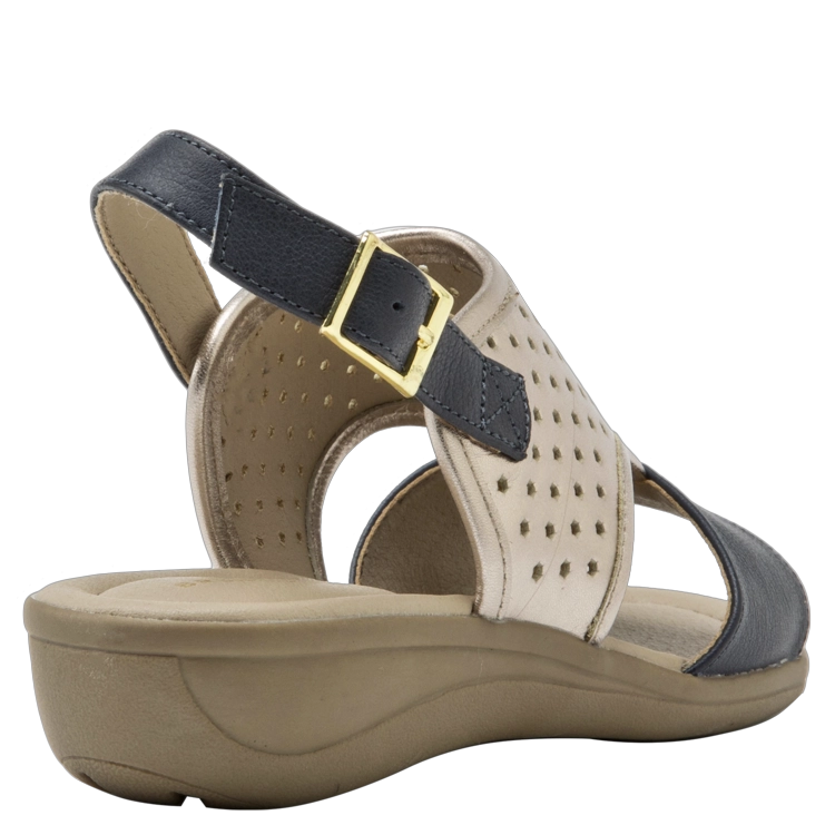 SANDALIA CASUAL MUJER BRUNO ROSSI - I752 | AZUL - 3