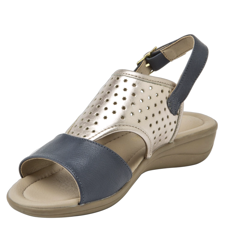SANDALIA CASUAL MUJER BRUNO ROSSI - I752 | AZUL - 5