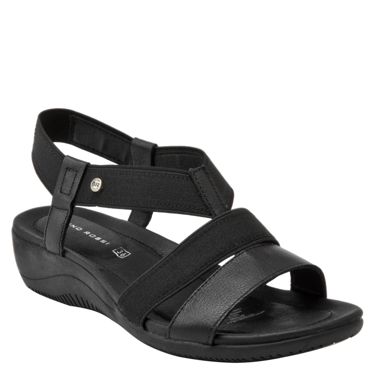 SANDALIA CASUAL MUJER BRUNO ROSSI - I765 | NEGRO - 1