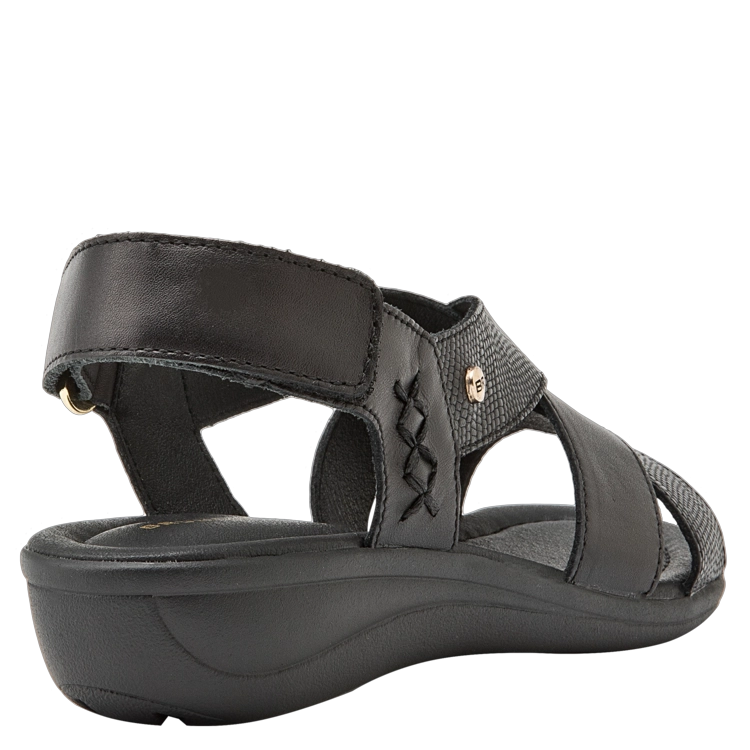 SANDALIA CASUAL MUJER BRUNO ROSSI - I750 | NEGRO - 3