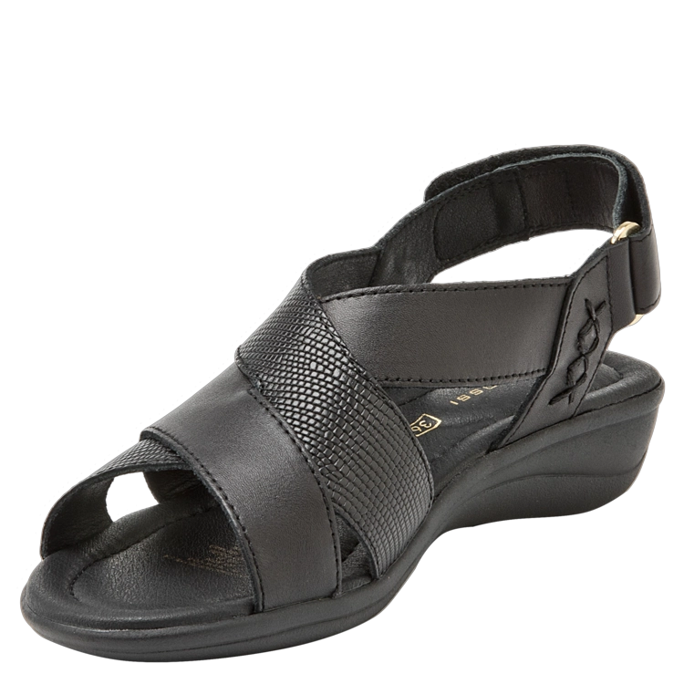 SANDALIA CASUAL MUJER BRUNO ROSSI - I750 | NEGRO - 5