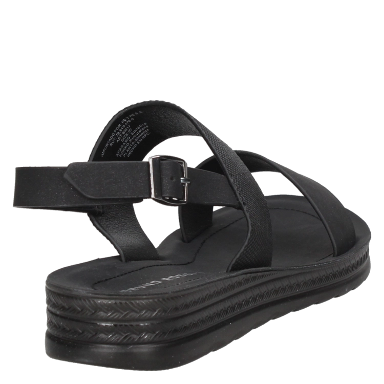 SANDALIA CASUAL MUJER BRUNO ROSSI - I817 | NEGRO - 3