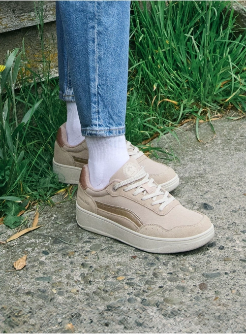 ZAPATILLA CASUAL MUJER PANAMA JACK - PJM0161 | BEIGE - 1
