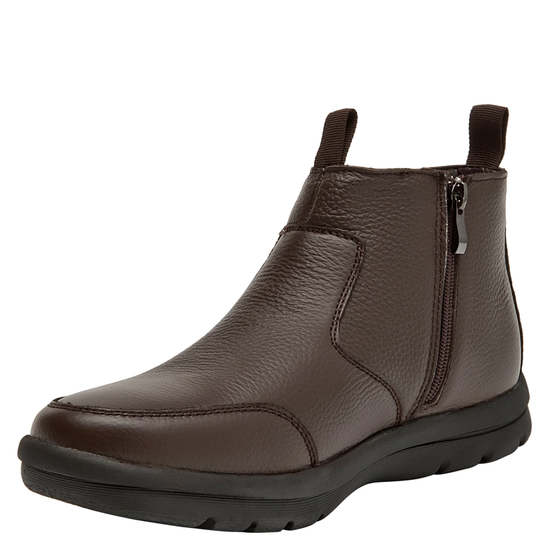 BOTIN CHELSEA CUERO HOMBRE 16 HRS - J122 | MARRON OSCURO - 5