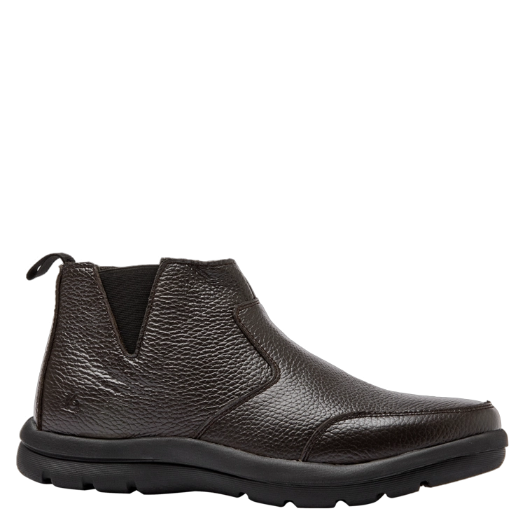 BOTIN CHELSEA CUERO HOMBRE 16 HRS - J122 | MARRON OSCURO - 6
