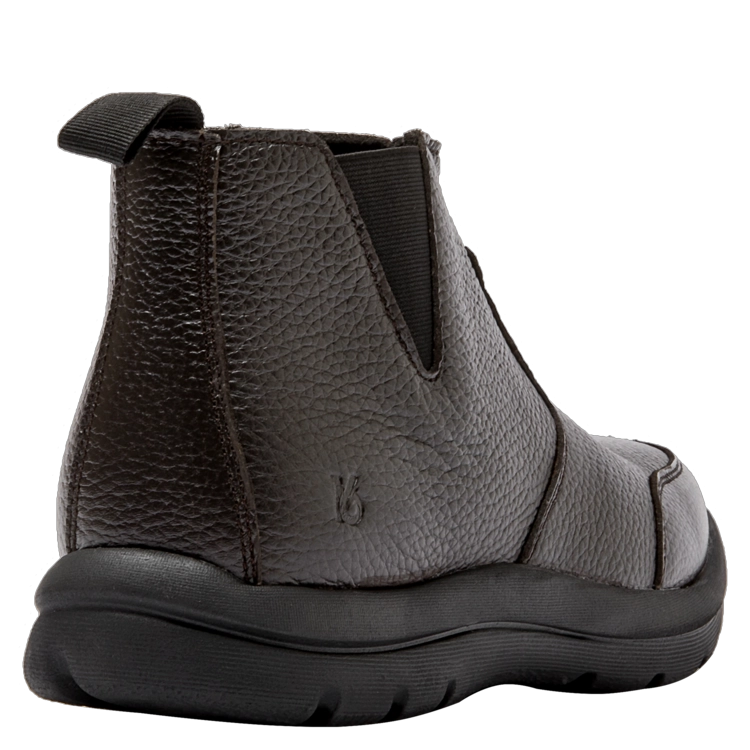 BOTIN CHELSEA CUERO HOMBRE 16 HRS - J122 | MARRON OSCURO - 8