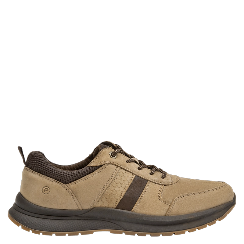 ZAPATILLA CASUAL HOMBRE PLUMA - PLH0017 | MARRON CLARO - 1
