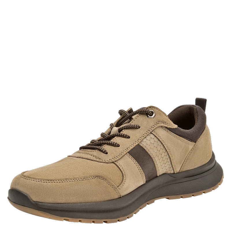 ZAPATILLA CASUAL HOMBRE PLUMA - PLH0017 | MARRON CLARO - 5