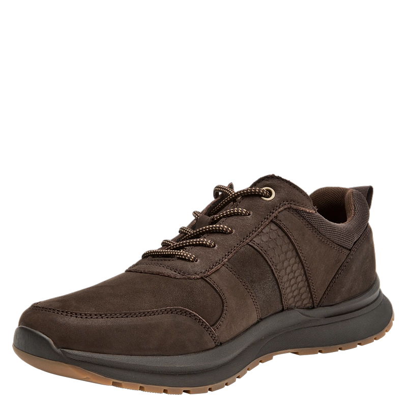 ZAPATILLA CASUAL HOMBRE PLUMA - PLH0017 | MARRON OSCURO - 5