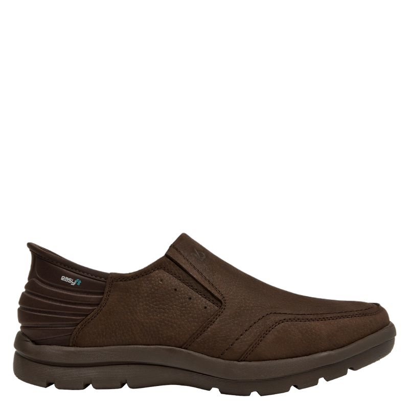 MOCASIN EASY FIT CUERO HOMBRE 16 HRS - 16H0078 | MARRON OSCURO - 1
