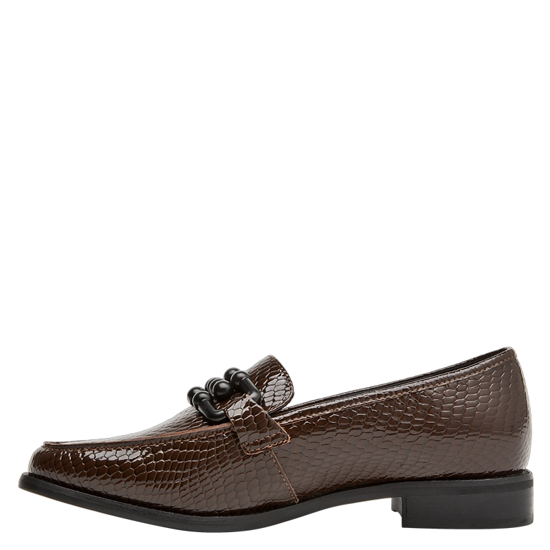 MOCASIN VESTIR MUJER POLLINI - POM0218 | MARRON - 4