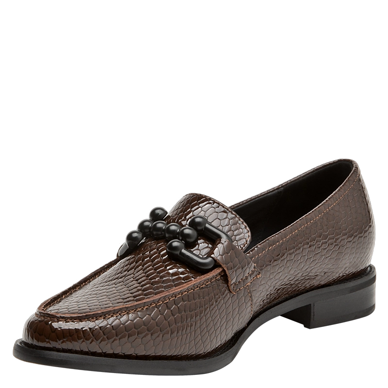 MOCASIN VESTIR MUJER POLLINI - POM0218 | MARRON - 5