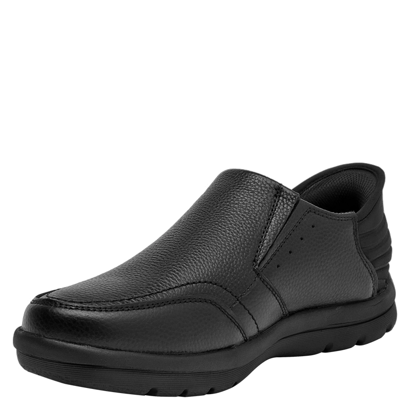 MOCASIN EASY FIT CUERO HOMBRE 16 HRS - 16H0078 | NEGRO - 5