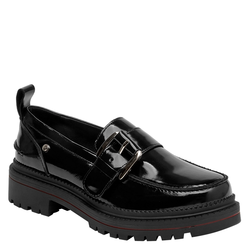 MOCASIN CASUAL MUJER POLLINI - POM0247 | NEGRO - 2