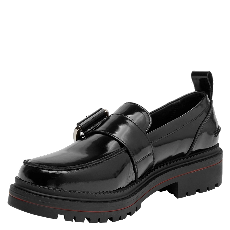 MOCASIN CASUAL MUJER POLLINI - POM0247 | NEGRO - 5