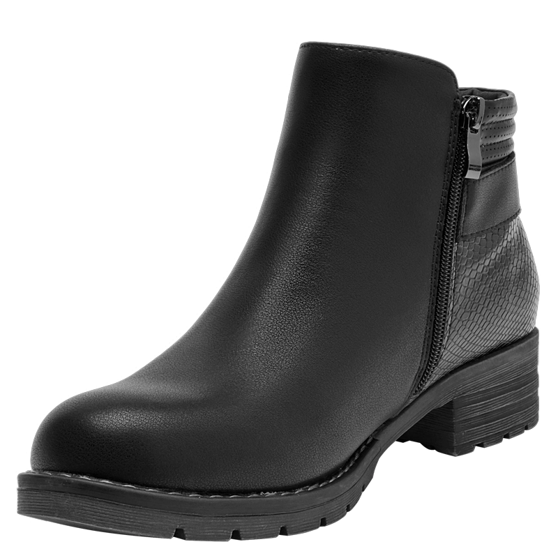 BOTIN CUERO MUJER BRUNO ROSSI - BRM0345 - 5