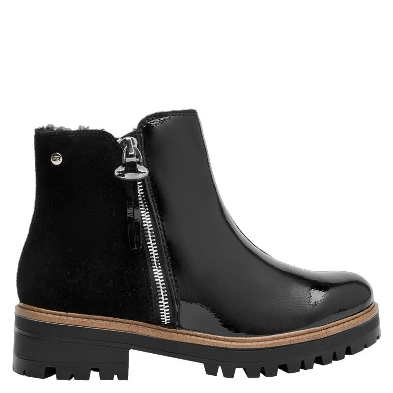 BOTIN CASUAL MUJER BRUNO ROSSI - BRM0344 | NEGRO - 1