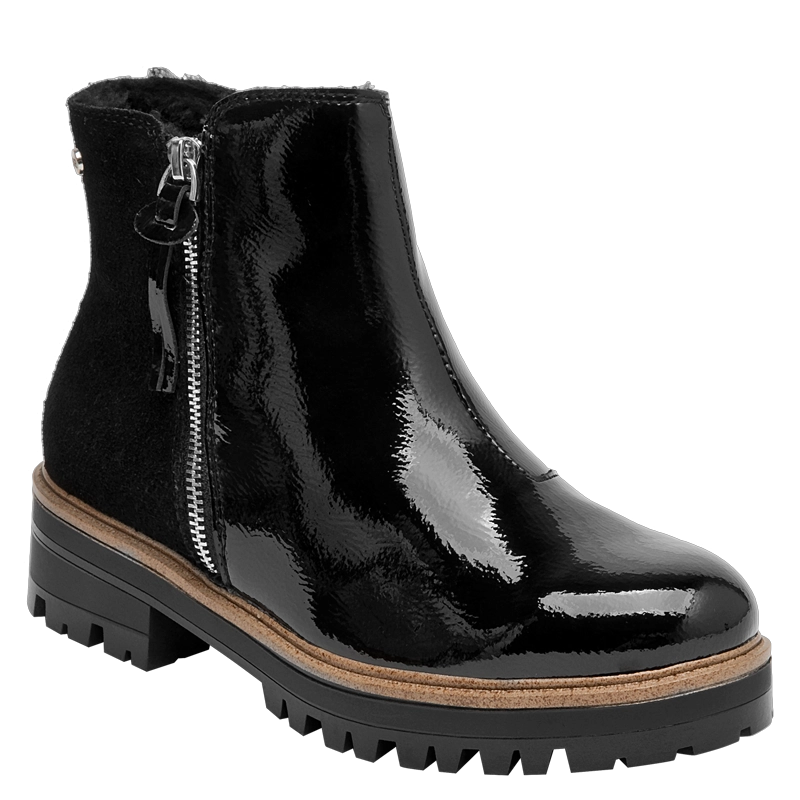 BOTIN CASUAL MUJER BRUNO ROSSI - BRM0344 | NEGRO - 2