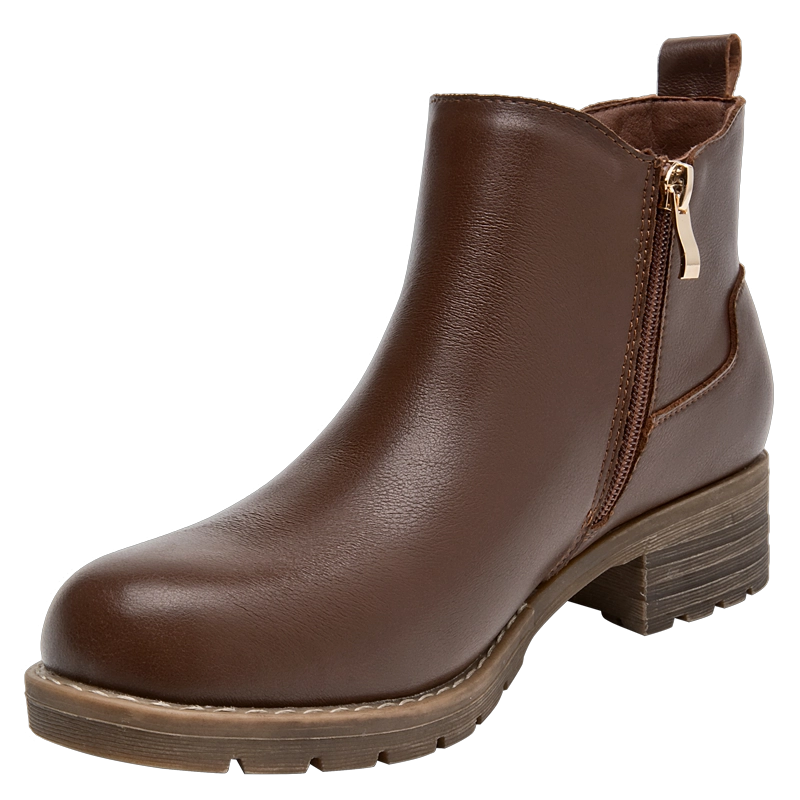 BOTIN CUERO MUJER BRUNO ROSSI - BRM0348 - 5