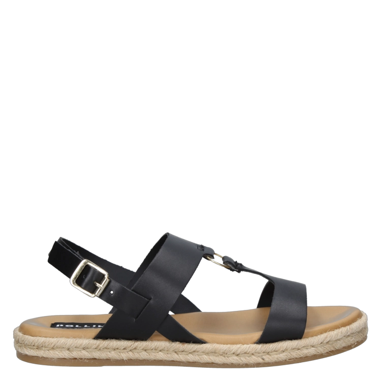 SANDALIA CASUAL MUJER POLLINI - D254 | NEGRO - 2