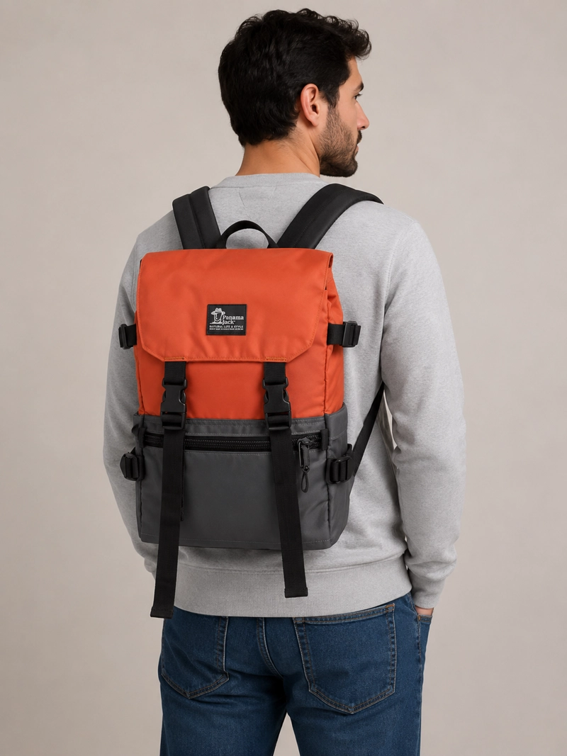 MOCHILA PORTA LAPTOP HOMBRE PANAMA JACK- H908 - 2