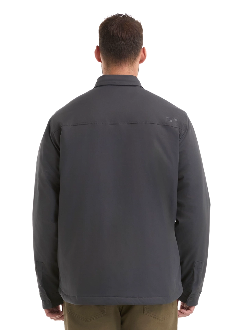 CHAQUETA HOMBRE ACOLCHADA LIVIANA PADDING PANAMA JACK - L971 | GRIS - 3