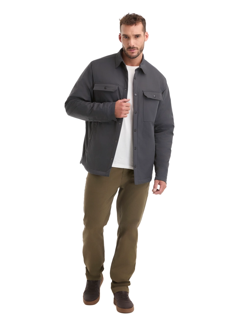 CHAQUETA HOMBRE ACOLCHADA LIVIANA PADDING PANAMA JACK - L971 | GRIS - 7